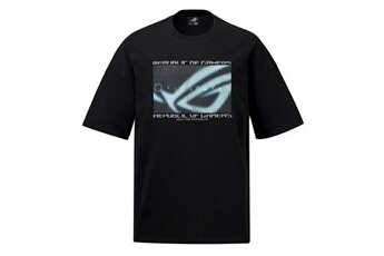 t-shirt asus t-shirt rog cosmic wave - taille xl - noir