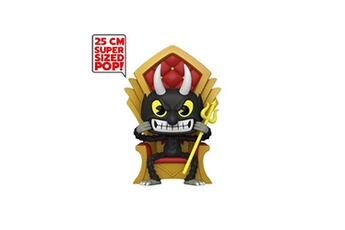 figurine de collection funko figurine pop! deluxe n°898 - cuphead - le diable sur le trône
