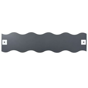 Miroir de décoration vidaXL Miroirs muraux 4 pcs 100x23 cm Ondulé Verre ...