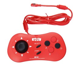Manette Just For Games Manette mini Pad SNK MVSX Rouge