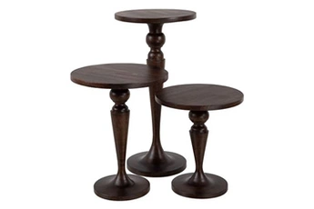 table de jardin bigbuy table d'appoint marron bois de manguier 45 x 45 x 52 cm