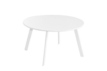 table de jardin bigbuy table d'appoint marzia acier blanc 70 x 70 x 40 cm