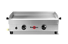 Plancha Samba Double inox gaz SAMBA PFSB2MA-KR