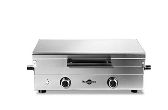 PLANCHA GAZ KRAMPOUZ CLUB DOUBLE PFCB2MA KR INOX - vue 2