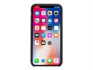 Incase Facet Case - Coque de protection pour téléphone portable - silicone, polyuréthanne thermoplastique (TPU) - noir