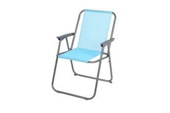 chaise et fauteuil de camping sunnydays - chaise de camping pliable - bleu turquoise