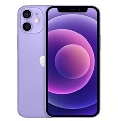 iPhone 12 Mini 128 Go 5,4'' violet Reconditionné avec Nouvelle Batterie