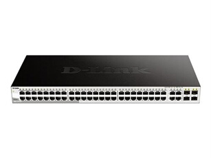Web Smart DGS-1210-48 - Commutateur - Géré - 48 x 10/100/1000 + 4 x SFP partagé - de bureau