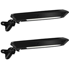 (Lot de 2) Eclairage Solaire LED à Détection de mouvement Orientable et Mural
