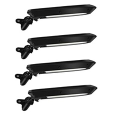 (Lot de 4) Eclairage Solaire LED à Détection de mouvement Orientable et Mural