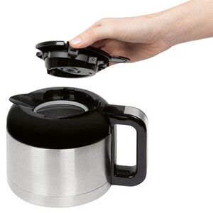 Machine à Café Bomann KA183CB – Expresso/Filtre 900 W – 1,5 L – Protection Anti-Goutte – Filtre Permanent – Design Inox Élégant – Blanc