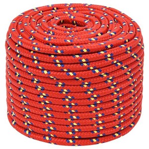 VIDAXL BOAT ROPE Full Black 16 Mm 100 M Polypropylene £103.76 - UK