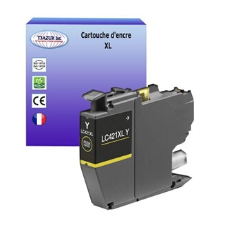 Lot De 10 Cartouches D'encre Compatibles Brother LC421 - Pour DCP-J1050DW, DCP-J1140DW, MFC-J1010DW