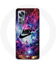 Coque Xiaomi 12 5G nike logo noir stylé Rose Vif Violet Bleu