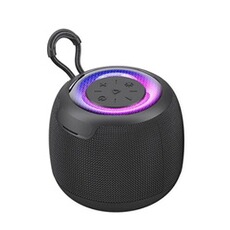 Enceinte sans fil YONIS Mini Enceinte Bluetooth 5.3 TWS Portable Avec Lumières Ambiance Et Lanière