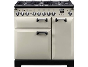 FALCON Piano de cuisson LECKFORD DELUXE 90 Mixte Chrome LKD90DFIVC EU - vue 2