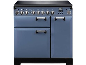 FALCON Piano de cuisson LECKFORD DELUXE 90 Induction Roche Chrome LKD90EISBC EU - vue 2