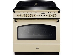 FALCON Piano de cuisson 90 cm CLASSIC FX induction crème /laiton CLAS90FXEICRB EU - vue 2