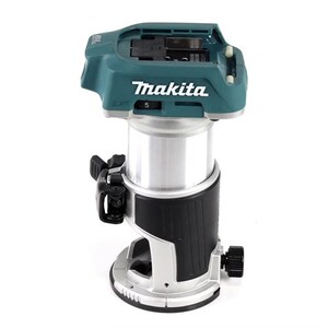 Makita Outillage - Fraiseuse combinée sans fil 18V 35 mm, sans batterie Makita Outillage - Fraiseuse combinée sans fil 18V 35 mm, sans batterie