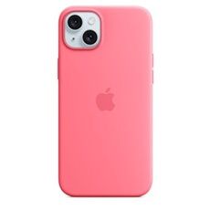 Coque en silicone avec MagSafe pour iPhone 15 Plus - Rose