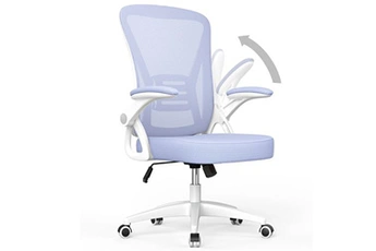 chaise de bureau ergonomique, fauteuil de bureau, hauteur ajustable,50 x 50 x (92-102)cm, poids max 150kg, violet