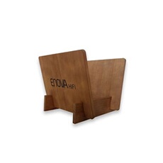 Support posable Enova Hifi pour 25 disques vinyle VR 25 WD Bois - vue 2
