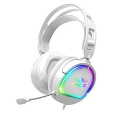 Casque circum-aural Pro H6 pour PC PS Xbox et Nintendo Switch Blanc