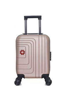 valise swiss kopper - valise cabine xs rüti 4 roues 46 cm - rose dore