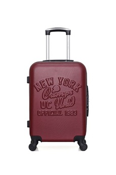 valise camps united - valise cabine abs brown 4 roues 55 cm - bordeaux