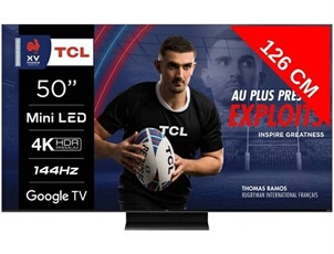 TV Mini LED 4K 126 cm 50MQLED80 Mini LED 144Hz Google TV
