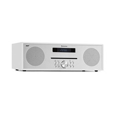 Silver Star CD-DAB Radio DAB DAB+ Lecteur CD Bluetooth USB AUX - blanc