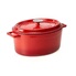 COCOTTE MARMITE EN FONTE Rouge et Noir COCOTTE MARMITE EN FONTE Rouge et Noir