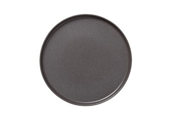 chauffe plat & assiette was germany x 4 assiettes en grès gris pierre h 30 mm diamètre 330 mm