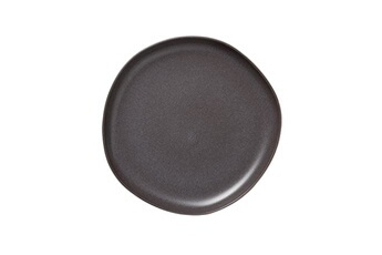 chauffe plat & assiette was germany x 6 assiettes en grès gris pierre h 30 mm diamètre 280 mm 2