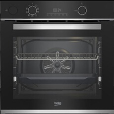 BEKO four encastrable multifonction pyrolyse inox BBIS13300XPE 1 - vue 2