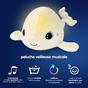 Cloud B Veilleuse Tortue Tranquil Turtle Ocean - Projecteur Fonds Marins Avec Sons Apaisants