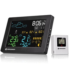 Bresser Station meteo MeteoTemp Baro HZ Ecran couleur