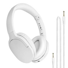 Casque audio BASEUS Casque Sans Fil Stéréo Autonomie 40 Heures Pliable Encok D02 Pro Blanc