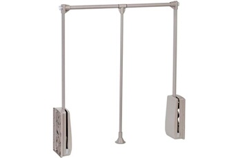 - penderie rabattable gris pierre pour armoire hang largeur télescopique de 83 à 115 cm