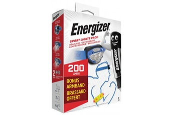 lampe de poche (standard) energizer - sport pack - lampe frontale + brassard led