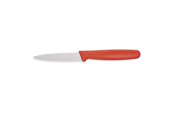 couteau generique couteau de cuisine couteau d'office haccp en acier inoxydable/plastique rouge was germany