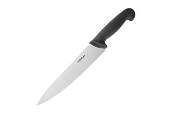 couteau materiel ch pro couteau de cuisinier noir 215 mm hygiplas