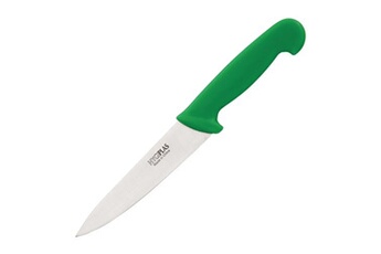 couteau materiel ch pro couteau de cuisinier professionnel vert 160 mm hygiplas