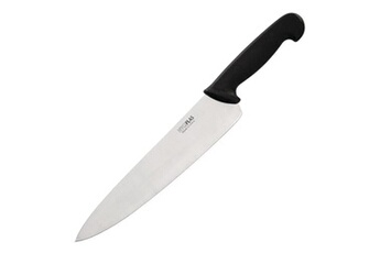 couteau materiel ch pro couteau de cuisinier 255 mm noir hygiplas
