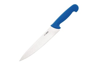couteau materiel ch pro couteau professionnel de cuisinier bleu 255 mm hygiplas