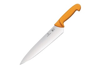 couteau materiel ch pro couteau de cuisinier professionnel à lame large victorinox swibo 255 mm