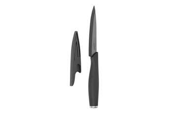 couteau five simply smart - couteau d'office & cache lame cera 20cm noir