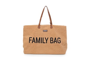 sac porté main beaba family bag sac a langer - teddy brun