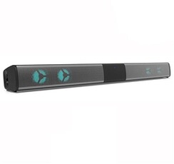 Barre de son YONIS Barre De Son Bluetooth RGB Atmosphère Lumineuse Haut-Parleur Sans Fil HiFi 5W
