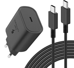Chargeur rapide 25W Prise Cable USB Type C Charge pour Galaxy S24 S23 S22 S21 S20 Plus Ultra Note 20 10 9 Plus Ultra A52 A53 A54 A55 -